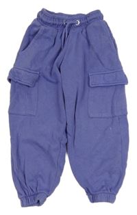 Fialové tepláky s kapsami George