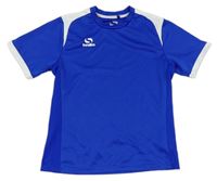 Modré sportovní funkční tričko s logem Sondico
