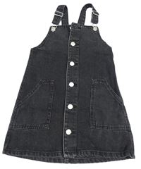 Černé riflové laclové šaty Denim Co.