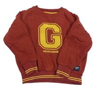 Vínovo-hořčicová mikina s písmenem - Harry Potter M&S