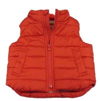 Červená šusťáková zateplená vesta GAP