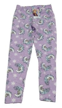 Nové - Lila legíny s Elsou Disney