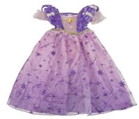 Kostým - Fialovo-růžové sametovo/saténové šaty - Locika Disney