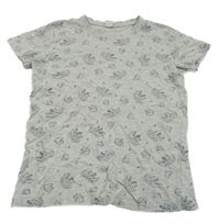 Šedé tričko s diny Y.F.K.