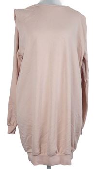 Dámská růžová mikinová tunika zn. Dorothy Perkins 