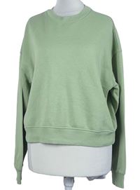 Dámská světlezelená crop mikina H&M