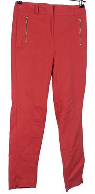 Dámské jahodové skinny kalhoty F&F