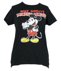 Dámské černé tričko s Mickeym Disney 