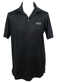Pánské černé sportovní polo tričko 