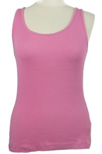 Dámský růžový žebrovaný top zn. Mint Velvet 