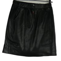 Nové - Dámská černá koženková sukně Dunnes 