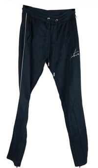 Pánské tmavomodré sportovní tepláky s pruhy The Couture Club