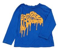 Safírové triko s nápisem George