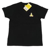 Nové - černé tričko s panáčkem 