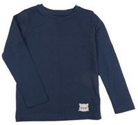 Tmavomodré triko s kočkou Lupilu