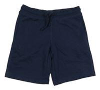 Tmavomodré teplákové kraťasy C&A