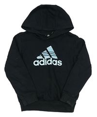 Černá mikina s kapucí Adidas