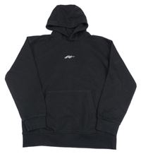 Černá mikina s výšivkou a kapucí Next