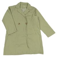 Světlezelený šusťákový jarní kabát Zara