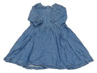 Modré šaty riflového vzhledu Matalan