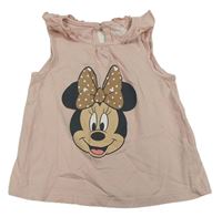 Světlerůžový top s Minnií Disney