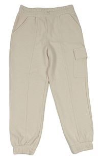Pudrové cargo cuff kalhoty George 