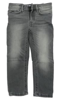 Šedé teplákové rifle H&M