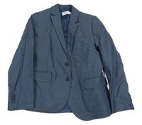 Tmavomodré společenské sako H&M