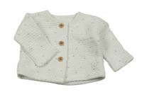 Bílá vzorovaná propínací mikina s hvězdičkami George