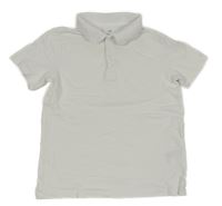 Bílé polo tričko H&M