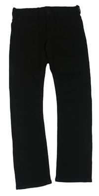 Černé skinny fit teplákové rifle H&M