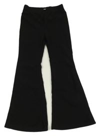 Černé flare kalhoty SHEIN