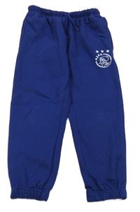 Safírové fotbalové tepláky se znakem - AJAX