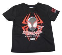 Černé sportovní tričko se Spider-manem PRIMARK