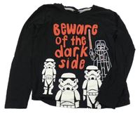 Černé triko se Stormtroopery a Darth Vaderem - Star Wars