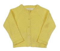 Žlutý propínací svetr F&F