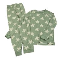 Khaki pyžamo s hvězdami Tu