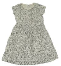 Béžové bavlněné šaty s leopardím vzorem Y.F.K.