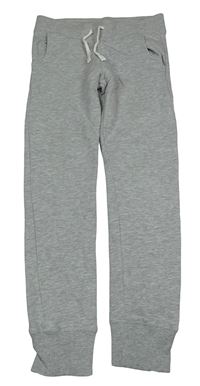 Šedé melírované tepláky H&M