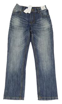 Tmavomodré skinny rifle M&Co.