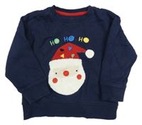 Tmavomodrá mikina se Santou Mothercare