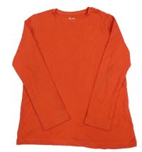 Červené žebrované triko Tu