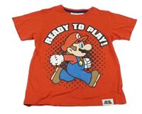 Červené tričko s Mariem C&A