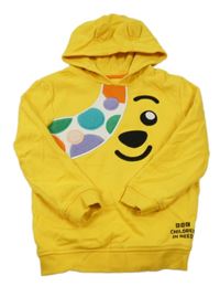 Žlutá mikina s Pudsey a kapucí George