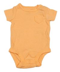 Neonově oranžové body s kapsou Carter's