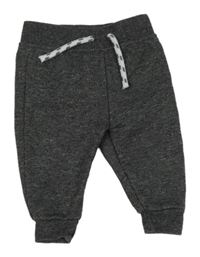 Tmavošedé melírované tepláky Primark