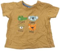 Pískové tričko se zvířaty Ergee