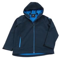 Tmavomodrá softshellová bunda s kapucí Killtec