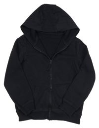 Tmavomodrá propínací mikina s kapucí F&F