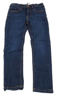 Tmavomodré skinny rifle Okaidi